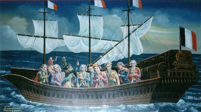 No sooner did the Dutch heave the icons overboard than the sea turned calm