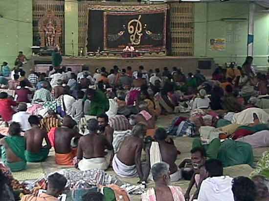 Religious Discourse during Kanda Sasti at Singapore Govindaswamipillai Kalai Arangam