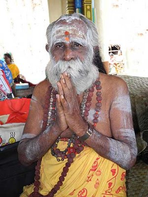 Devotee at Skanda Sasti