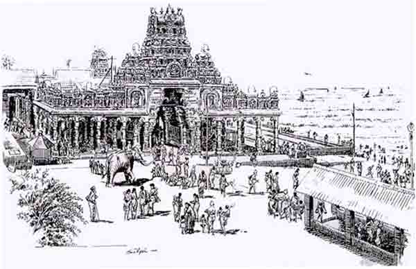 Sketch: Shanmukha Vilāsa in early 20th century